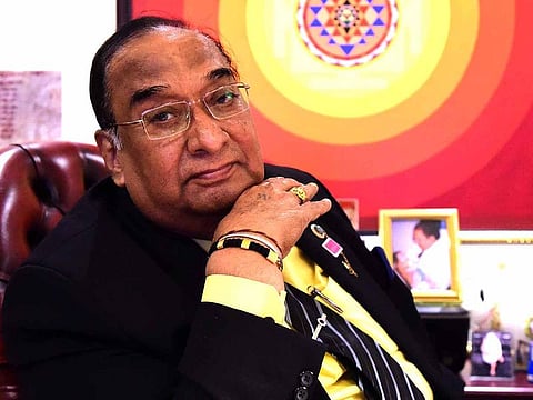 Vasu Shroff, a textile tycoon does a number of philanthropic activities in Dubai