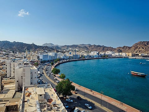 A view of the Muscat city.