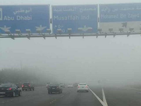 Heavy fog reported on Thursday morning.
