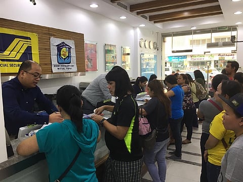 A scene inside a remittance exchange shop in Satwa, Dubai. The SSS uses a number of remittance clearing including iRemit, Ventaja, and AUB, which allow for instant credit of your SSS payments