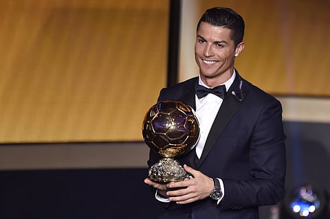 Ronaldo has won the Ballon d’Or five times.