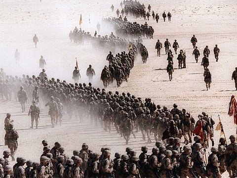 On January 16, the US-led coalition launched Operation Desert Storm, with over 1,000 sorties flown in the first 24 hours.