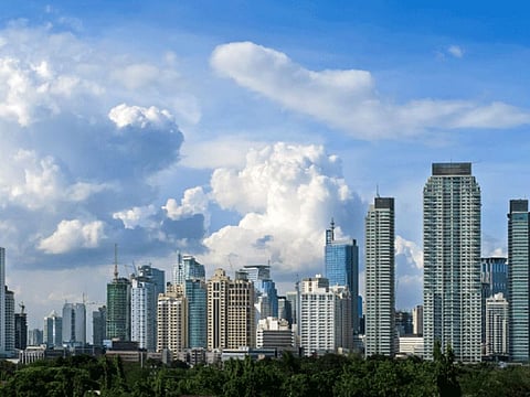A view of the Makati skyline in Manila.