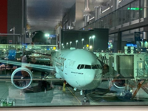This Emirates B777 flies first to Cebu-Mactan International in central Philippines (about 8 hours), then to Clark International Airport (CRK, about 1 hour), in central Luzon (about 80km north of Manila) before flying back to Dubai, United Arab Emirates.