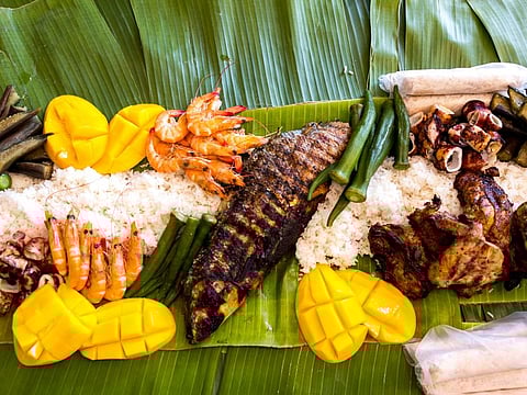 A boodle fight anyone? It's where you you can enjoy an all-you-can-eat Filipino finger-food feast.