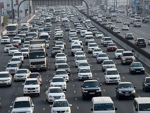 Find the latest information on UAE road closures and alternative routes for ongoing infrastructure and metro projects. Picture used for illustrative purposes.