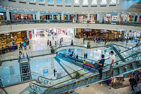 The iconic shopping mall in the heart of Dubai city draws millions of visitors annually.