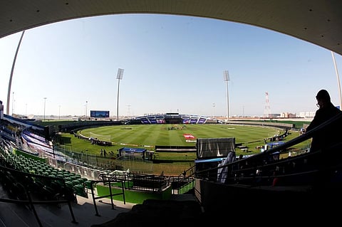 The Sheikh Zayed Stadium in Abu Dhabi