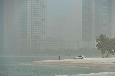 Weather alert: Dusty skies and strong winds to sweep across UAE
