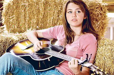 Miley Cyrus in 'Hannah Montana'