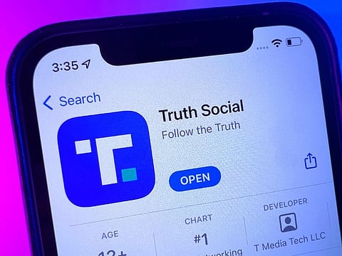 Revenue remains below $1m as Truth Social parent struggles with volatile digital assets.