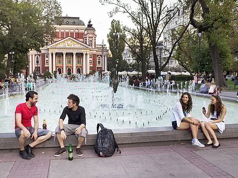 Sofia, the capital of Bulgaria. Top attractions: Alexander Nevsky Cathedral, Krushuna Waterfalls, Koprivshtitsa, Buzludzha Monument, Burgas, Koprivshtitsa, Sozopol, Tarnovo, Bansko, Varna, Nesebar and Rila Monastery.