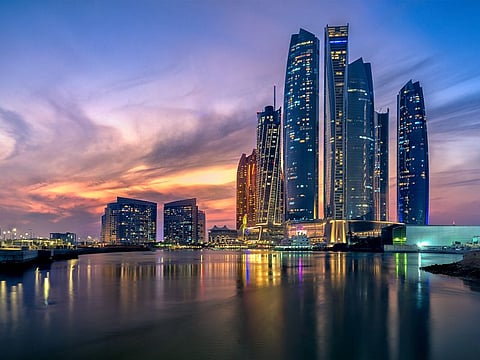 File photo: Skyline view of Etihad Towers in Abu Dhabi.