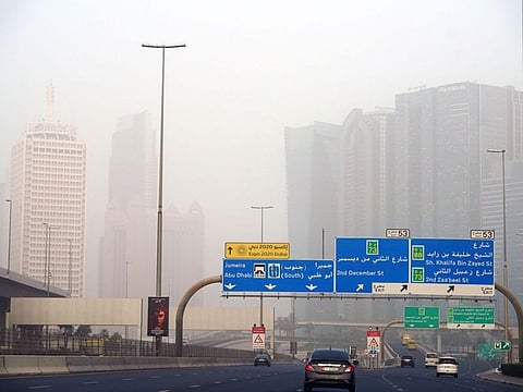 UAE weather alert: Dusty skies with a chance of rain across the UAE today
