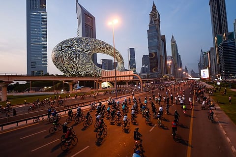 Major road closures and Salik adjustments announced for Dubai Ride 2025 as record participation expected