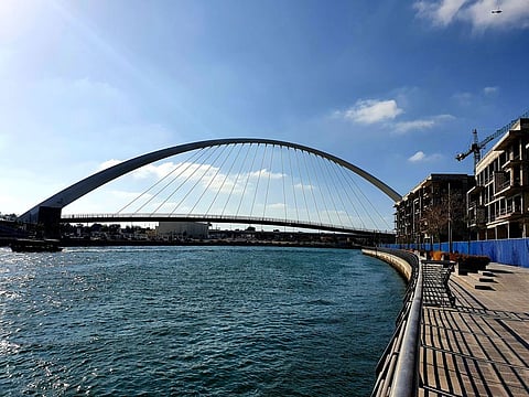 Dubai will experience very warm conditions today, with intervals of cloud and sunshine pushing the mercury to a high of 42°C