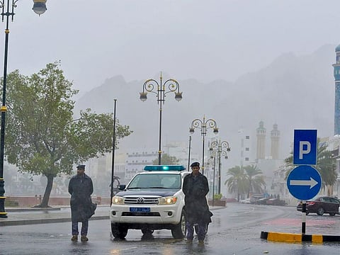 Oman's weather authority has issued an alert for thunderstorms over the Hajar mountains and neighbouring regions.