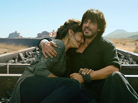 Shah Rukh Khan and Taapsee Pannu in 'Dunki.
