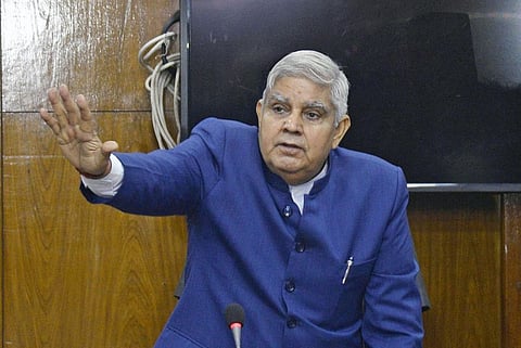 India's vice-President Jagdeep Dhankar cited health reasons for stepping down last week, but it was quite clear that this was not the case.