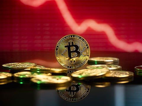 Bitcoin fell on Friday and was set for a second straight week of losses as risk appetite for cryptocurrencies was battered by concerns over US-China trade tensions and potential credit risks.