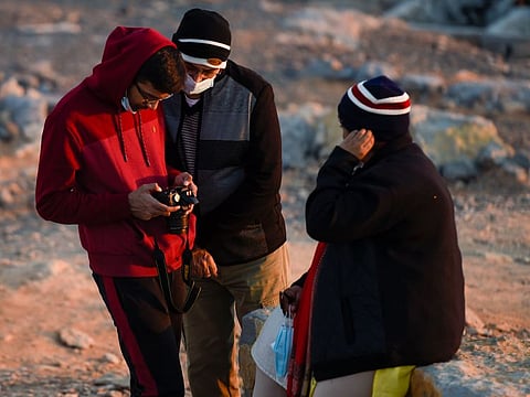 UAE residents enjoying the cooler winter months in the UAE