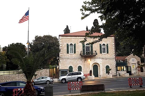 The US Embassy in Jerusalem.