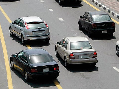 Sudden lane changes at exits and intersections raise crash risks.