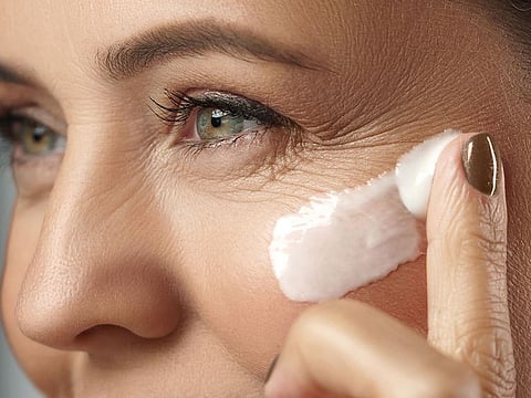 As we age, our bodies’ ability to produce collagen reduces, which is why collagen-stimulating skincare can help.