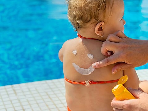 Give your baby the best protection against damaging sunrays, with mild sunscreens that are hypoallergenic and moisturising.