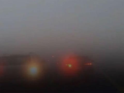 The Met Office has warned that dense fog is expected wester inland areas.