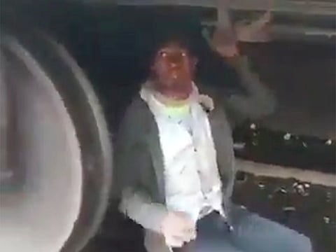 Upon questioning, the man admitted to boarding the train at Itarsi without a ticket. With no money to pay for his journey, he resorted to the life-threatening decision to cling to the train’s undercarriage.