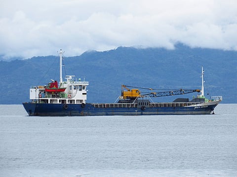 Cargo vessel MV Jerlyn Khatness sank off the waters of Lavezares, Northern Samar on Monday afternoon.