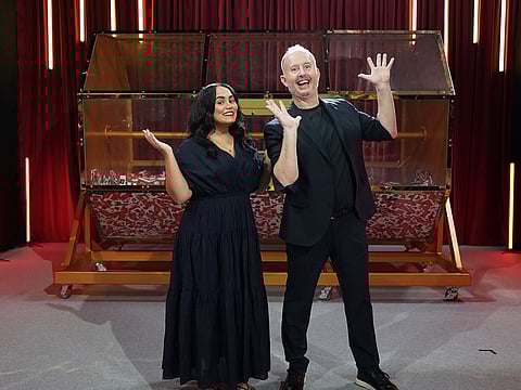 Richard and Bouchra are the familiar faces of the live draws