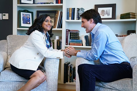 Anita Anand has held various posts in the cabinet of Justin Trudeau. She is currently the transport minister.