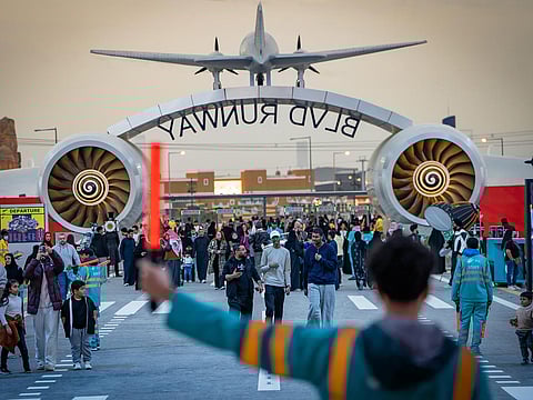 The 'Boulevard Runway' zone is a hit among visitors at Riyadh Season.