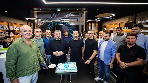 Emil Isgandarov, CEO of MyGroup, during the opening of MyShops at Dubai Outlet Mall
