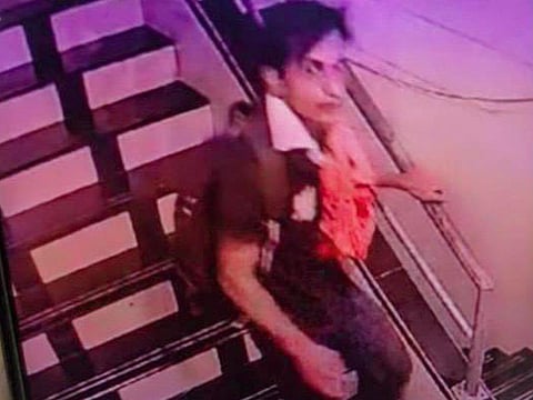 The police identified the suspect (pictured) in Bollywood actor Saif Ali Khan knife attack incident after rummaging through the CCTV footage of the building.