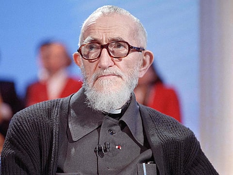 French Catholic priest Abbe Pierre