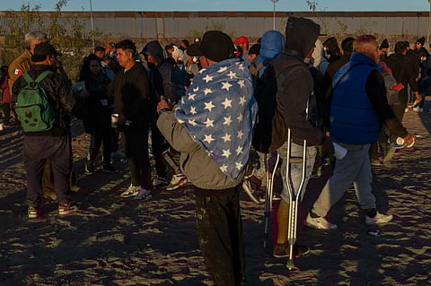 Undocumented migrants wait at the US border, caught between hope and an uncertain future