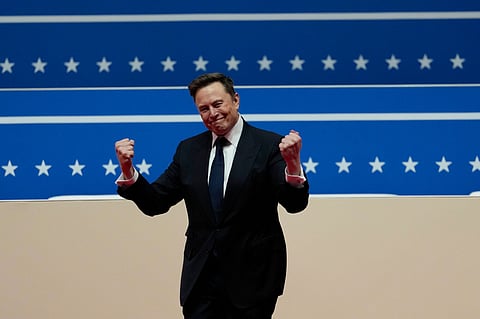 Tesla CEO Elon Musk during the Inauguration Of Donald Trump As 47th President Of The United States