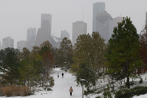 Rare Snow Imperils Texas Gas Exports, Shuts Louisiana Roads