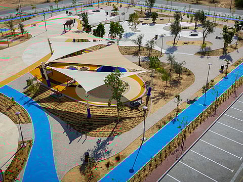 The new family park at Al Aweer II.