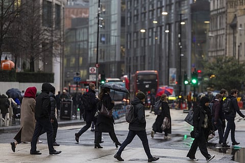 UK commuters on the first full week of 2025.