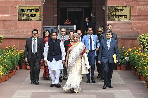 India's Finance Minister Nirmala Sitharaman Presents Union Budget 2025