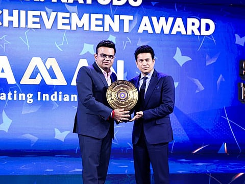 Sachin Tendulkar honoured with Lifetime Achievement Award