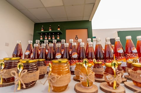 The festival includes 100 beekeepers from across the UAE, along with 60 specialised companies in honey production and beekeeping.