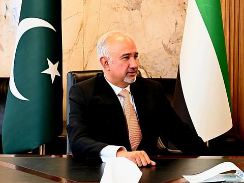 Pakistan Ambassador to UAE Faisal Niaz Tirmizi during an interview with Gulf News in Dubai