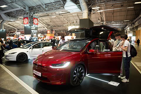 Tesla’s registrations across EU countries fell 13% last year