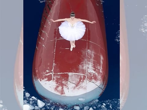 French ballerina Victoria Dauberville.