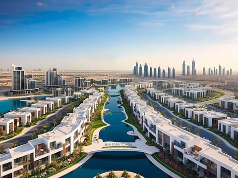 A visual of the planned 'Bahria Town' development in Dubai South. Apart from the homes, the 20 million square feet project will recreate the Eiffel Tower and the Blue Mosque.